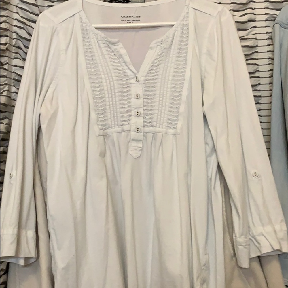 White cotton shirt